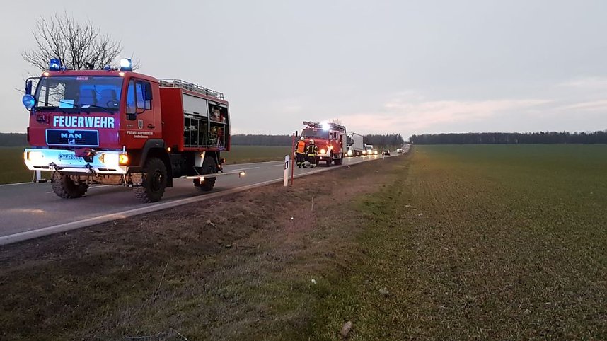 Unfall auf der B249