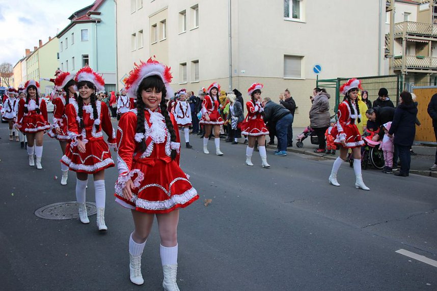 Der Rosenmontagsumzug in Sondershausen (1)