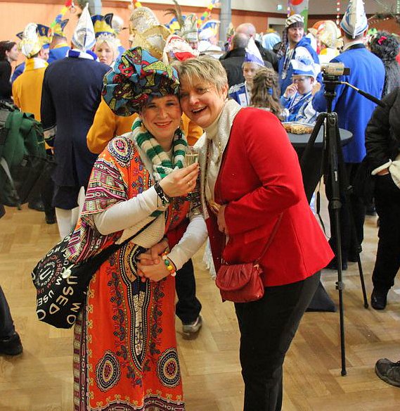 Rosenmontagsumzug nass gemacht