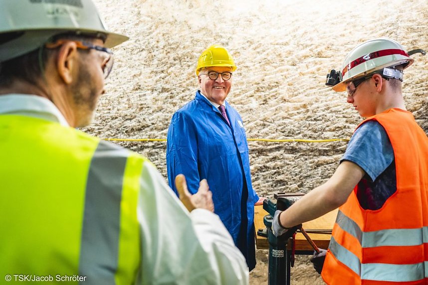 Impressionen vom Besuch des Bundespr&auml;sidenten