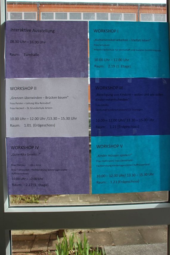 Fachtag Fr&uuml;hkindliche Bildung in Sondershausen