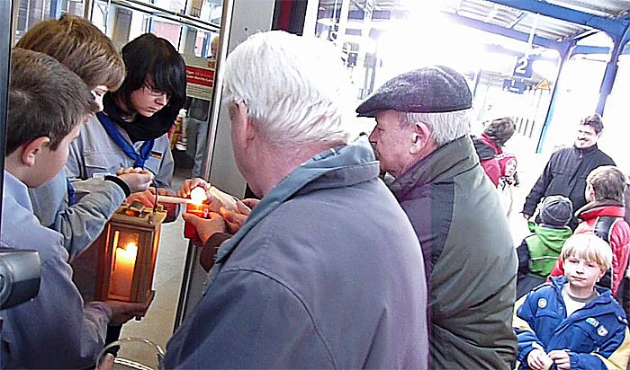 Friedenslicht in Sondershausen