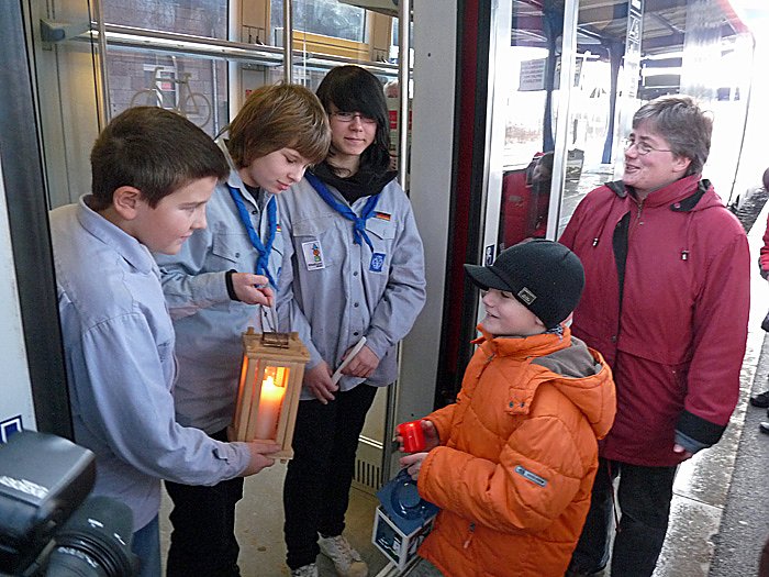 Friedenslicht in Sondershausen