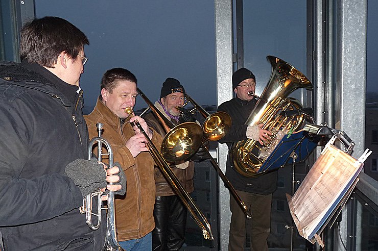 Turmblasen mit Posuanenchor Sondershausen