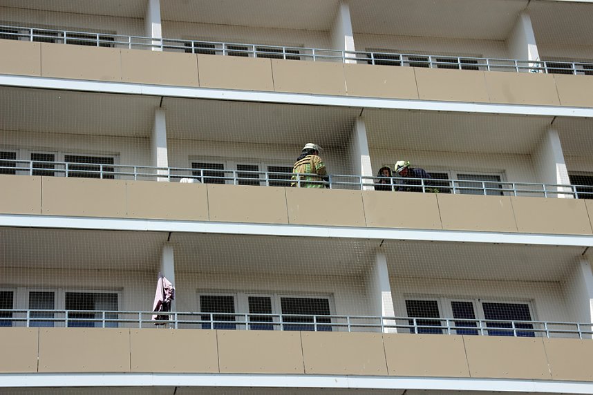 Brand auf Balkon in Sondershausen