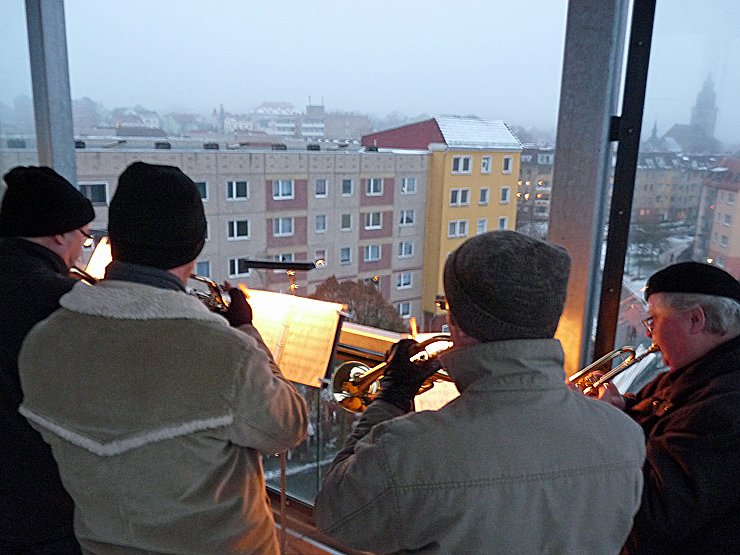 Turmblasen mit Posuanenchor Sondershausen