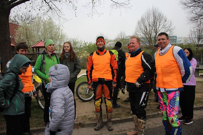 Schnee und K&auml;lte beim Kyffh&auml;usder Berglauf
