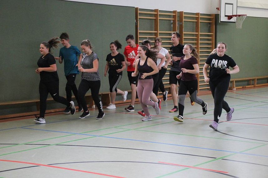 Spannendes Training mit erfolgreicher Sportlerin