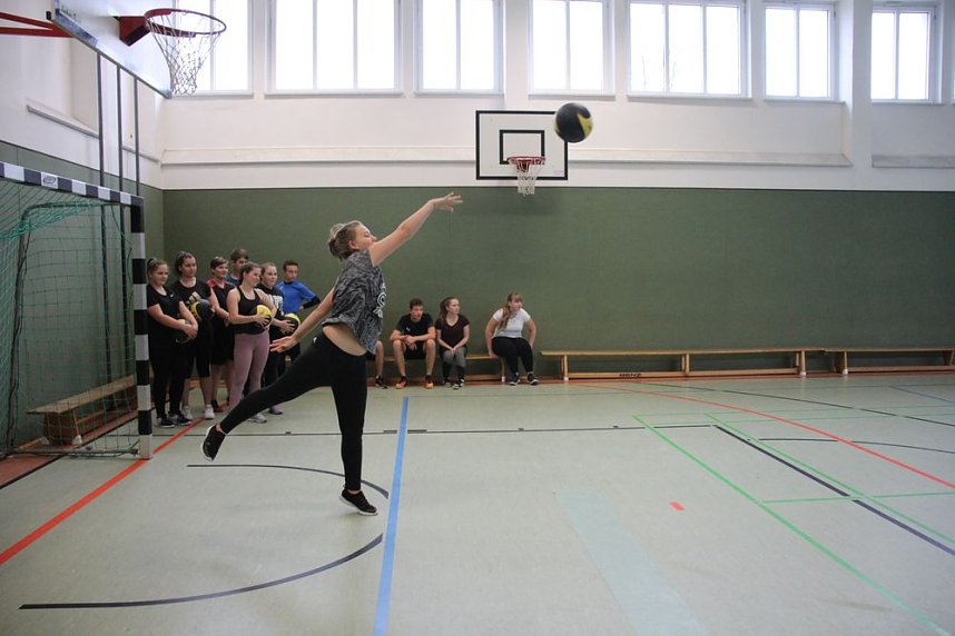Spannendes Training mit erfolgreicher Sportlerin