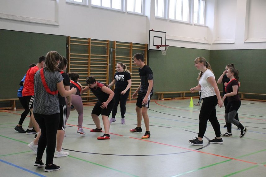 Spannendes Training mit erfolgreicher Sportlerin