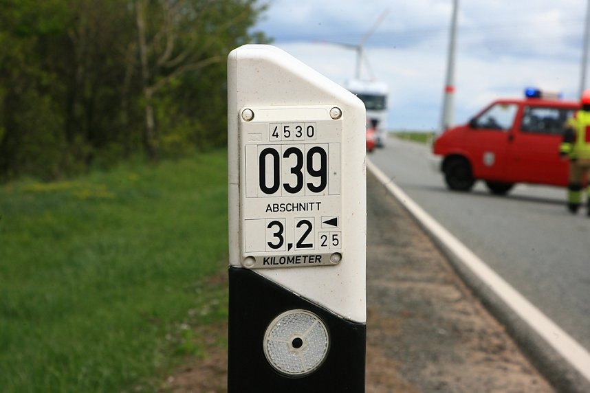 Schwerer Unfall auf der B4