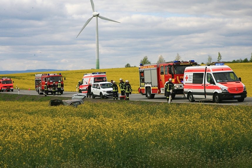 Schwerer Unfall auf der B4