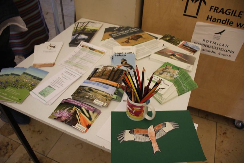 Rotmilan Wanderausstellung er&ouml;ffnet