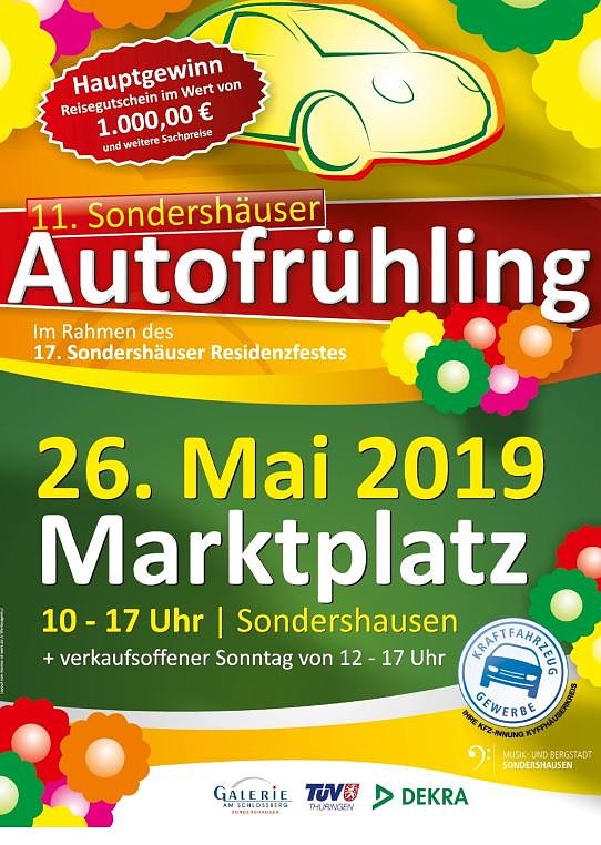 17. Sondersh&auml;user Residenzfest und 11. Sondersh&auml;user Autofr&uuml;hling
