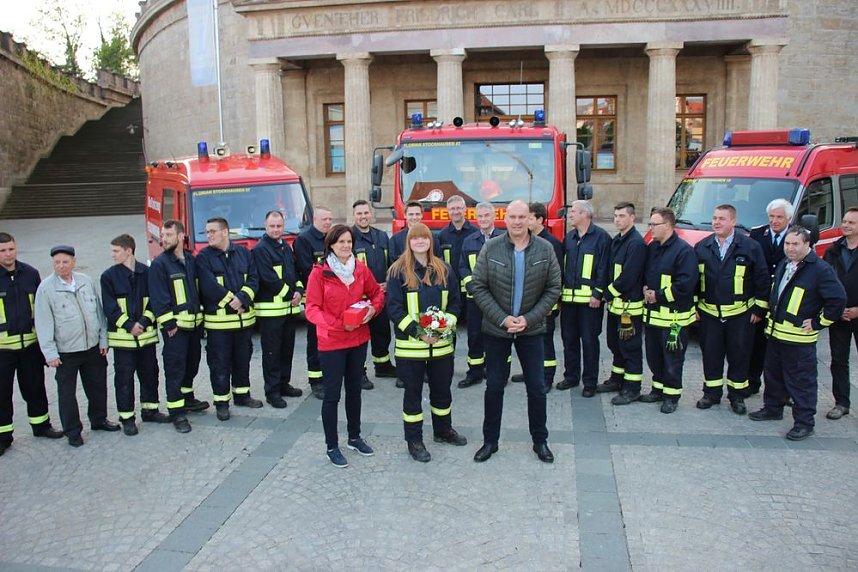 Zum Geburtstag Kamerad geehrt
