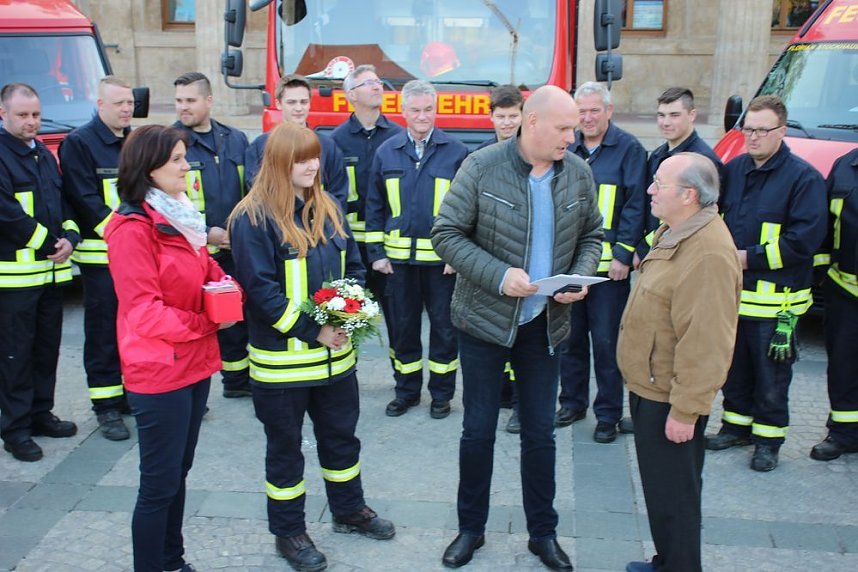 Zum Geburtstag Kamerad geehrt