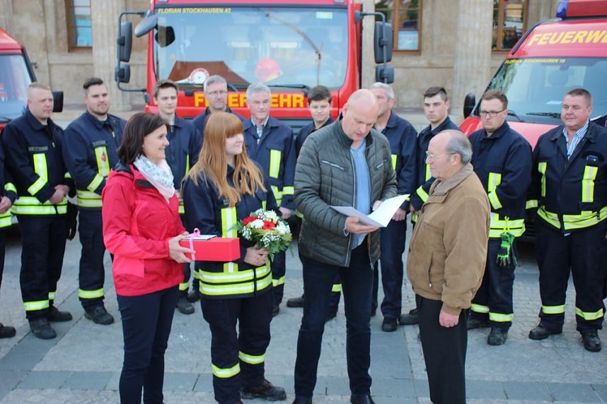 Zum Geburtstag Kamerad geehrt