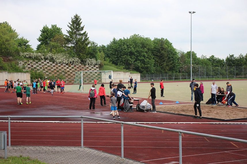 Leichtathleten im Wettkampf