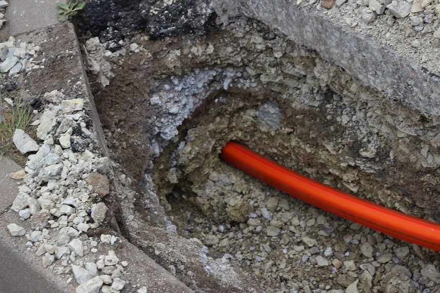 Offizieller Baustart zum gef&ouml;rderten Breitbandausbau