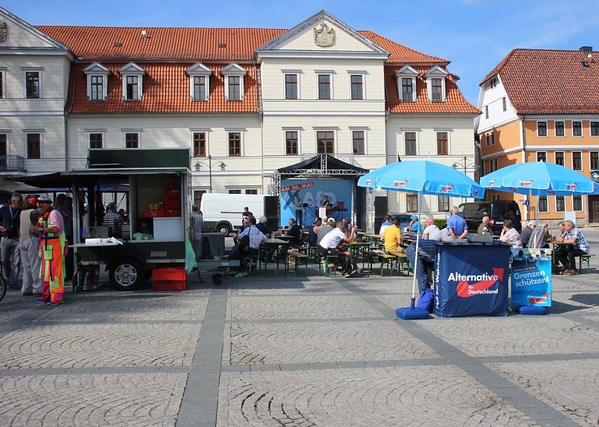 Stadtfest der AfD in Sondershausen