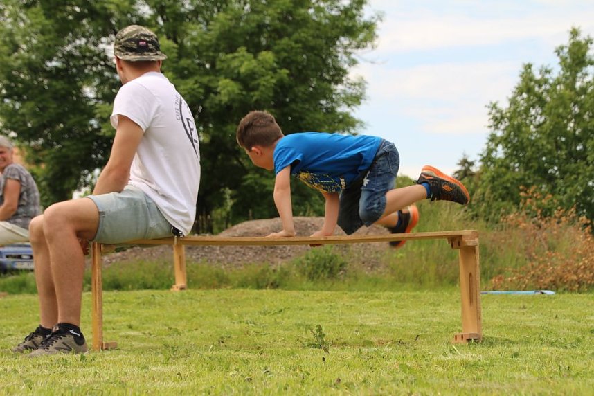 Fr&ouml;hliches Kindersportfest beim AC Germania Artern