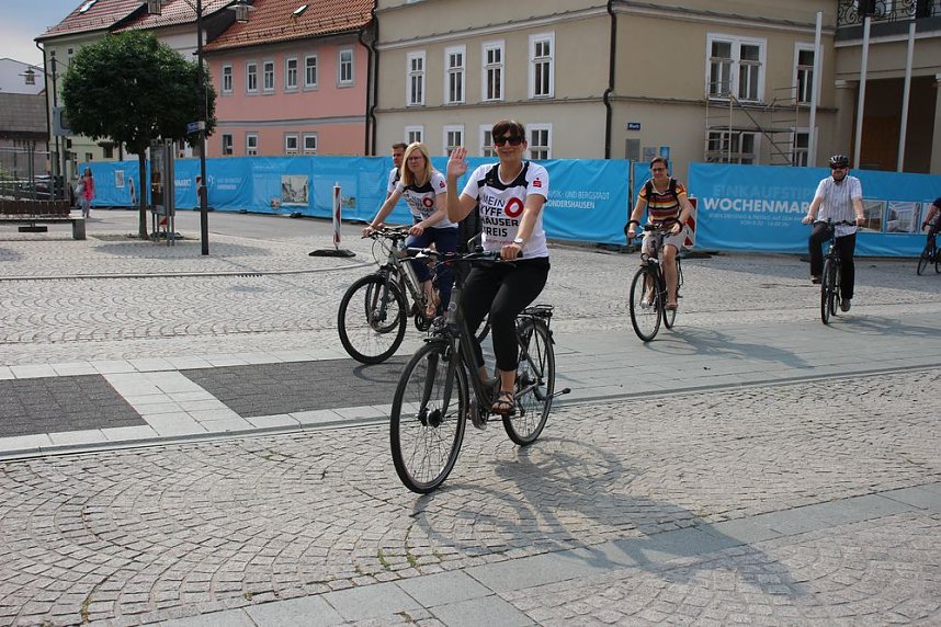 Start f&uuml;rs STADTRADELN 2019