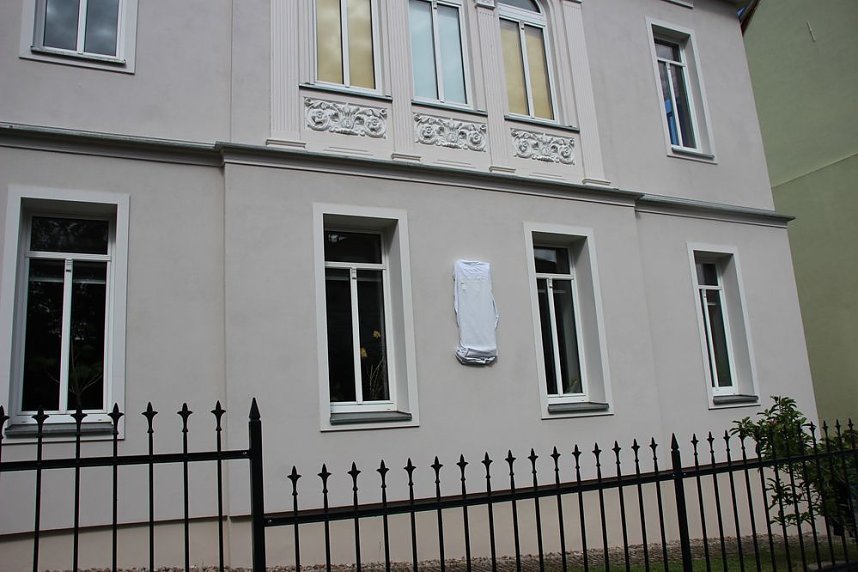 Liszt-Gedenktafel in Sondershausen enth&uuml;llt