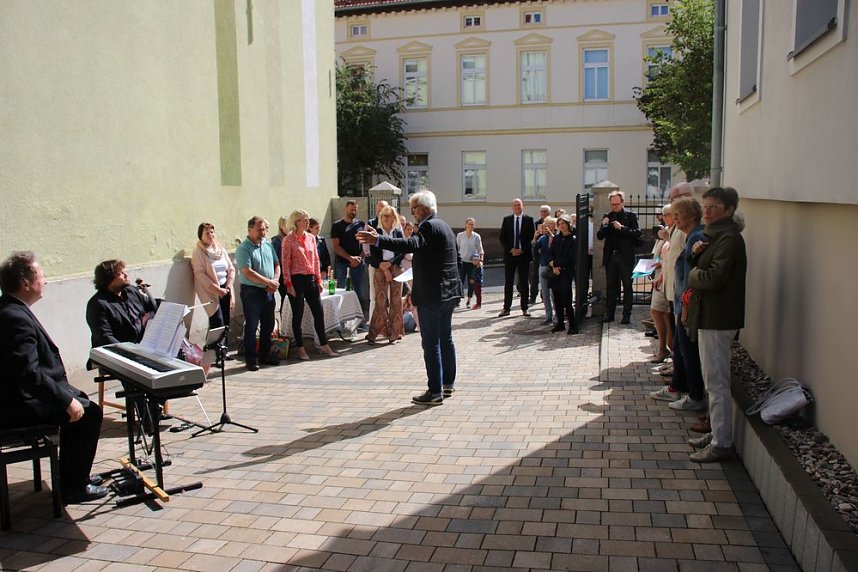 Liszt-Gedenktafel in Sondershausen enth&uuml;llt