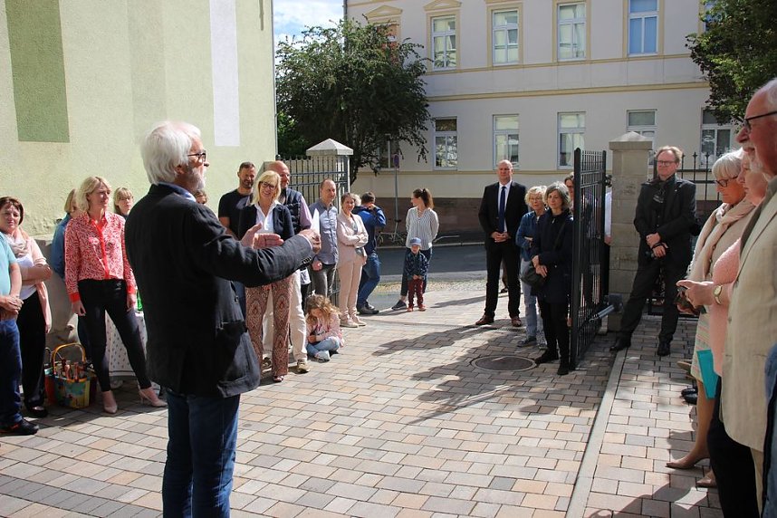 Liszt-Gedenktafel in Sondershausen enth&uuml;llt