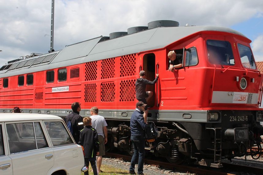 Eisenbahnfans hatten ihren Spa&szlig;