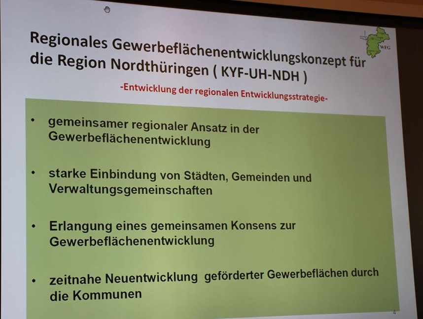 Auftaktveranstaltung Gewerbefl&auml;chenentwicklungskonzept Nordth&uuml;ringen