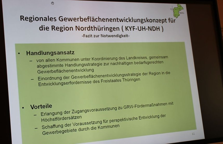 Auftaktveranstaltung Gewerbefl&auml;chenentwicklungskonzept Nordth&uuml;ringen