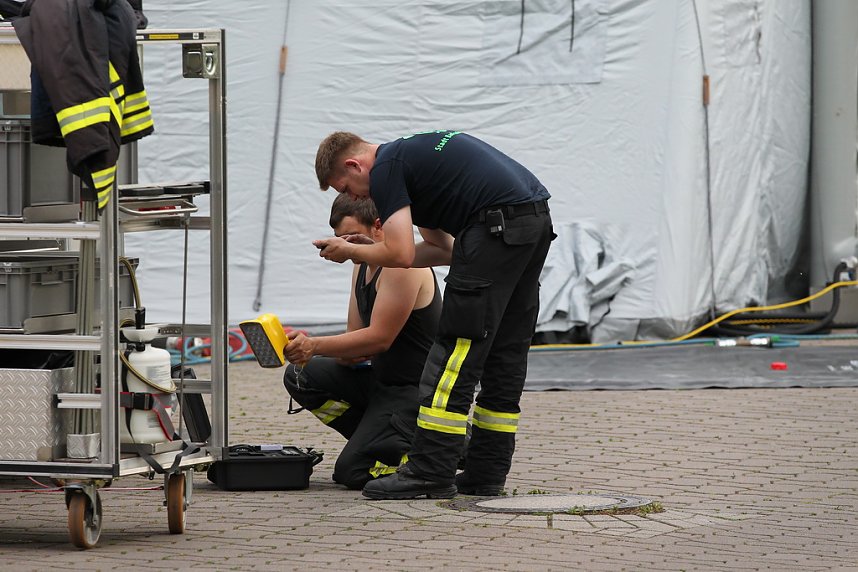 Wei&szlig;es Pulver sorgt f&uuml;r Aufregung