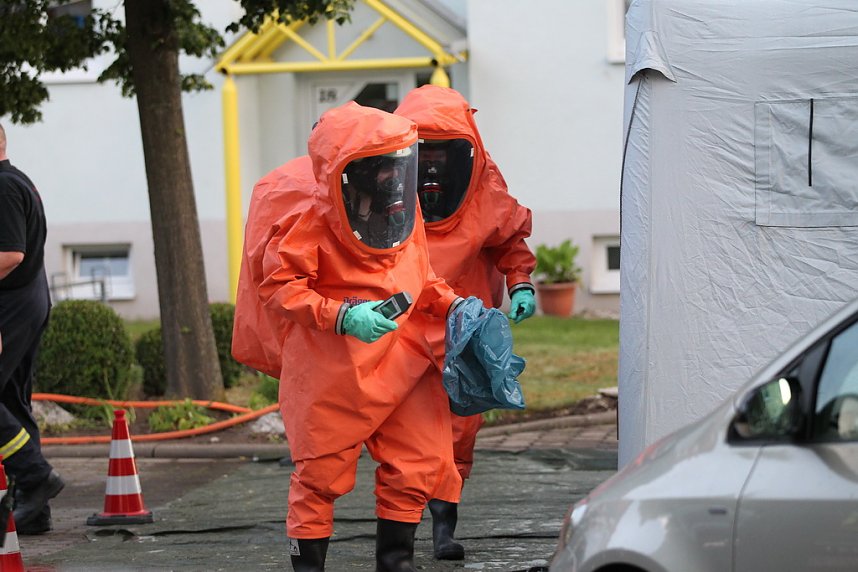 Wei&szlig;es Pulver sorgt f&uuml;r Aufregung