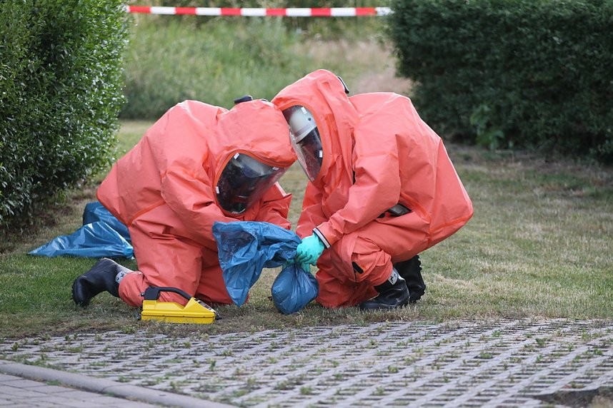 Wei&szlig;es Pulver sorgt f&uuml;r Aufregung