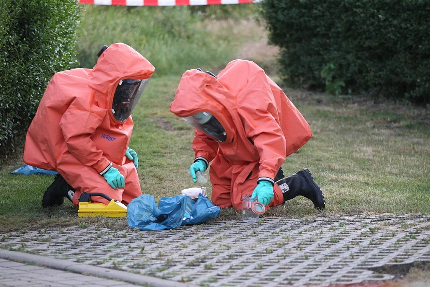 Wei&szlig;es Pulver sorgt f&uuml;r Aufregung