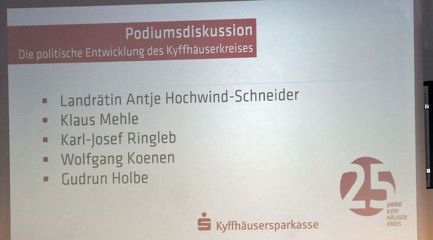 Lockere Gespr&auml;chsrunden zum Jubil&auml;um