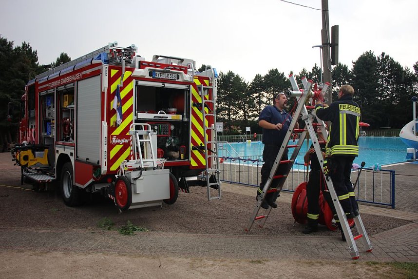 Traditionelles Schwimmbadfest der GS Franzberg