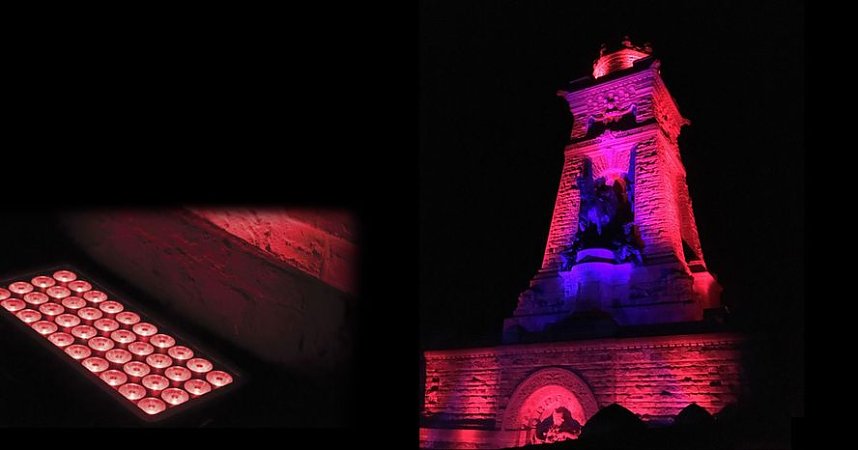 Ambientebeleuchtung f&uuml;r das Kyffh&auml;user Denkmal