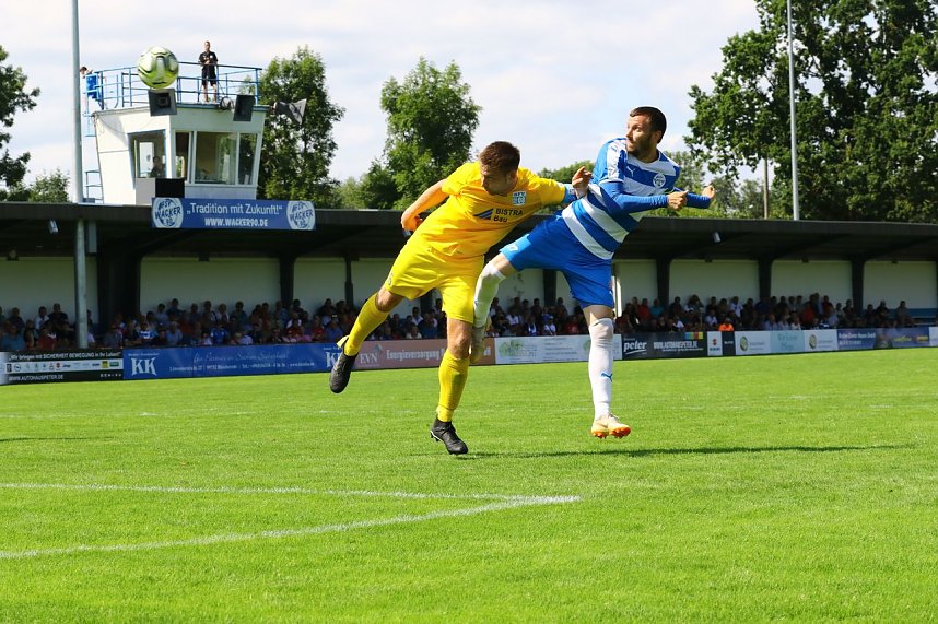 Wacker gewinnt 8:0 gegen Bischofswerda