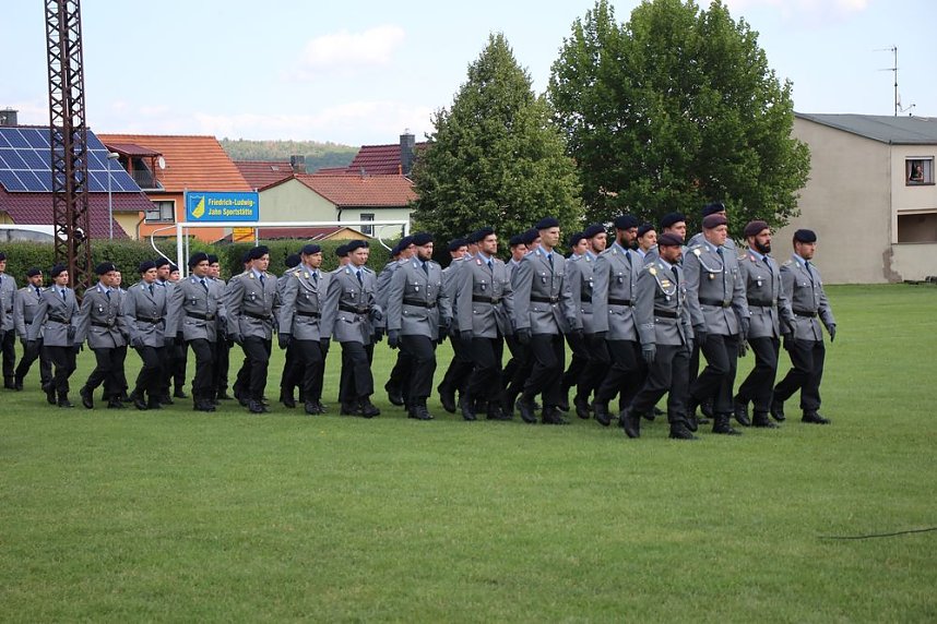 Feierliche Vereidigung in Berka