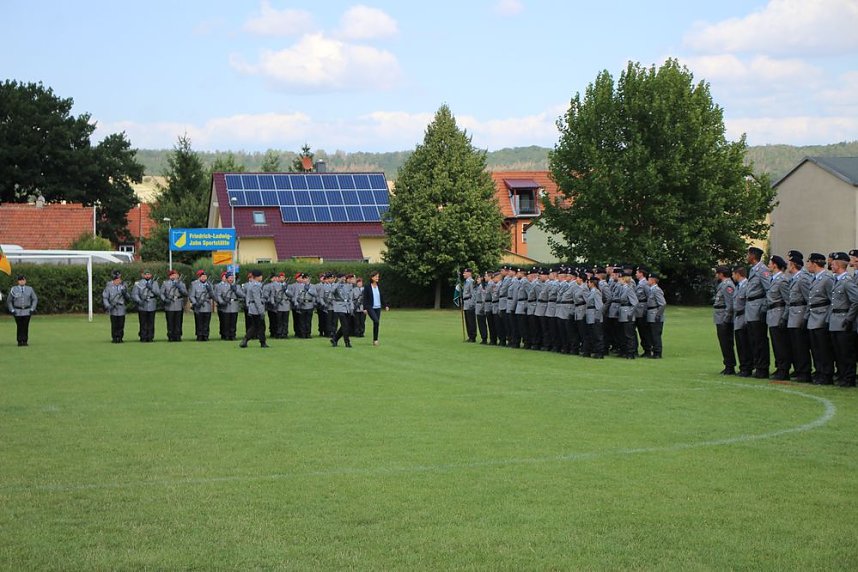 Feierliche Vereidigung in Berka
