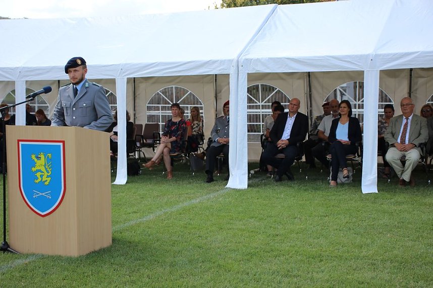 Feierliche Vereidigung in Berka