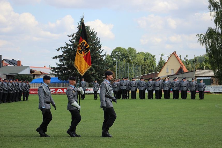 Feierliche Vereidigung in Berka