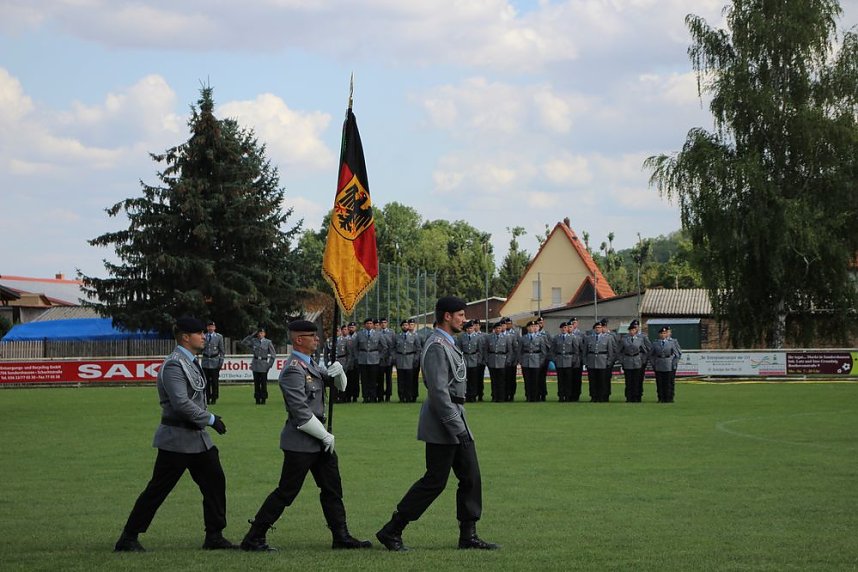 Feierliche Vereidigung in Berka