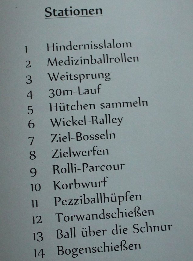 Bereits 9. Behindertensportfest