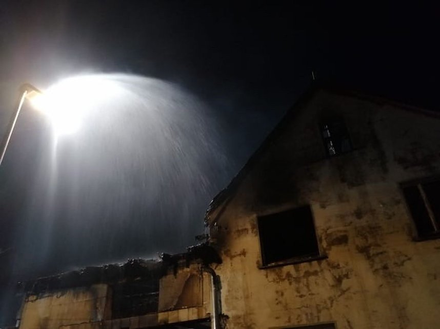 Brand in leerstehendem Geb&auml;ude