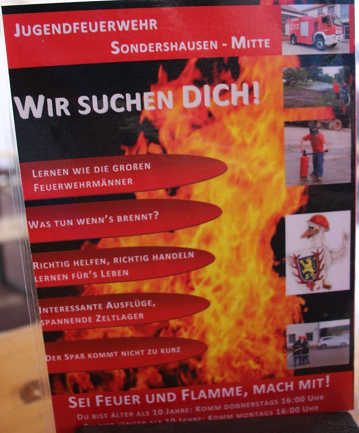 Feuerwehrleute feierten