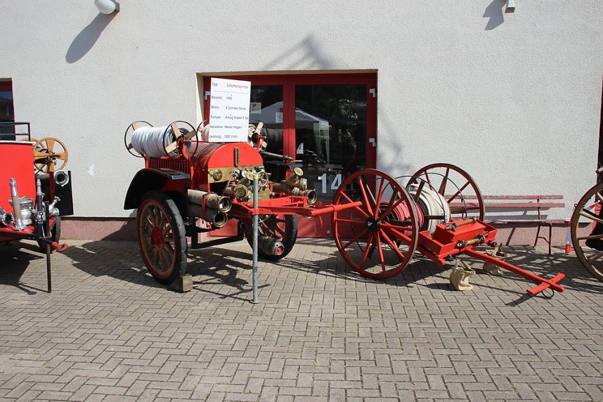 Feuerwehrleute feierten
