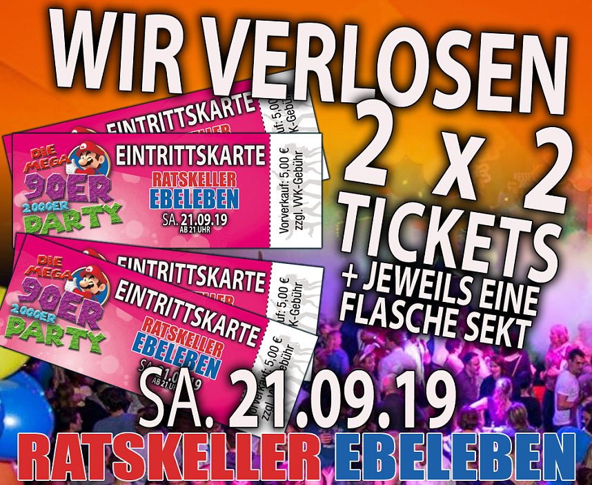 Die Mega 90er & 2000er Party